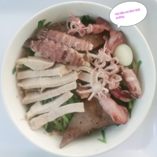 Hủ Tiếu Mì Tôm Tích